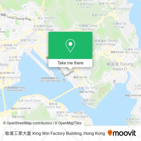 敬運工業大廈 King Win Factory Building map
