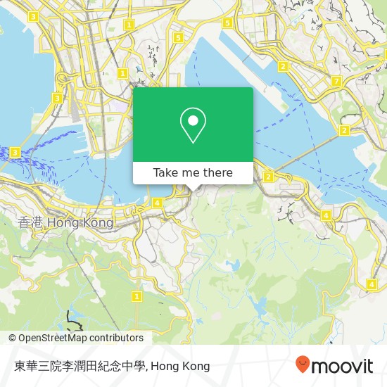 東華三院李潤田紀念中學 map