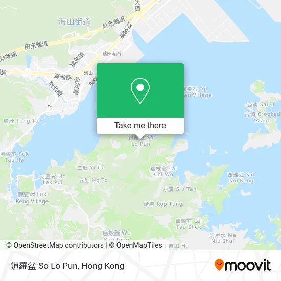 鎖羅盆 So Lo Pun map