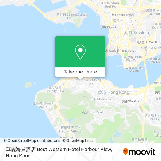華麗海景酒店 Best Western Hotel Harbour View map