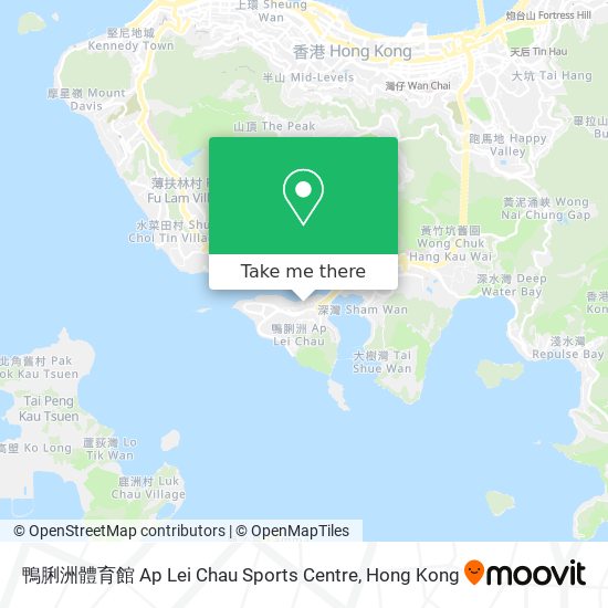 鴨脷洲體育館 Ap Lei Chau Sports Centre map