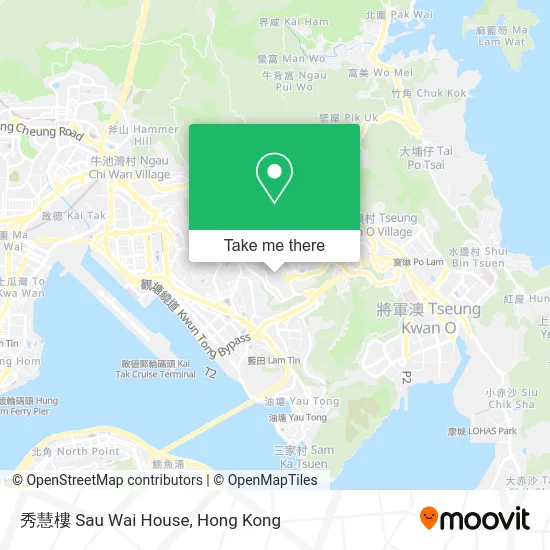 秀慧樓 Sau Wai House map