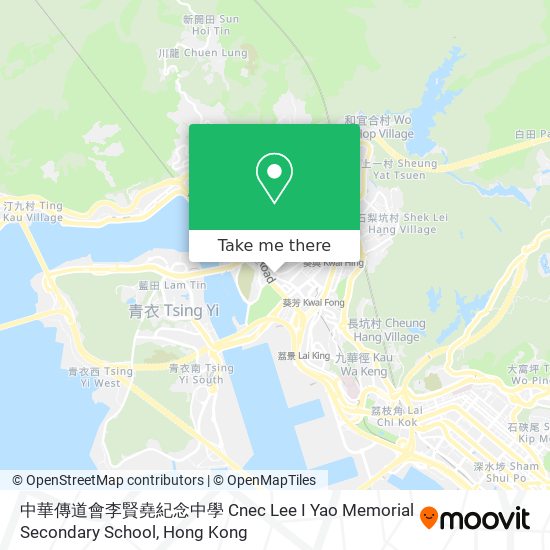 中華傳道會李賢堯紀念中學 Cnec Lee I Yao Memorial Secondary School map