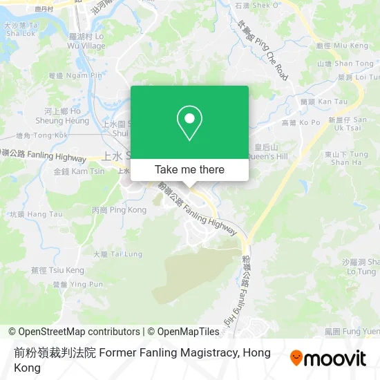 前粉嶺裁判法院 Former Fanling Magistracy map