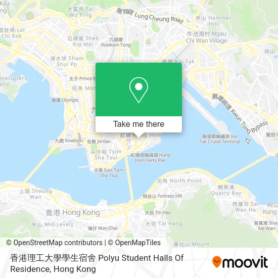 香港理工大學學生宿舍 Polyu Student Halls Of Residence地圖