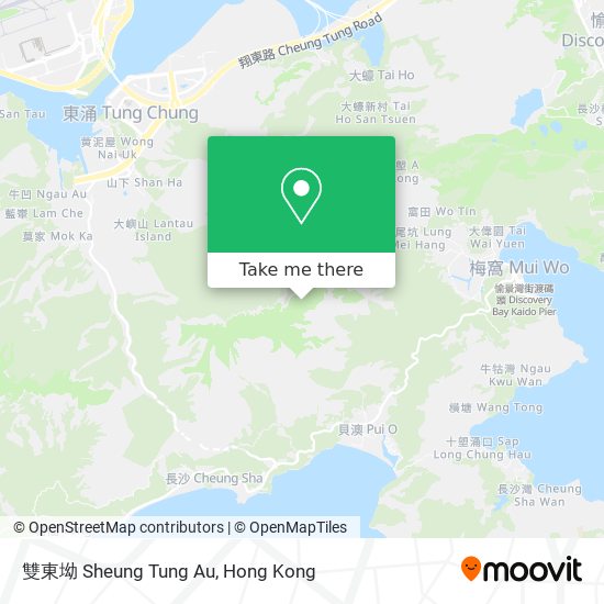 雙東坳 Sheung Tung Au map