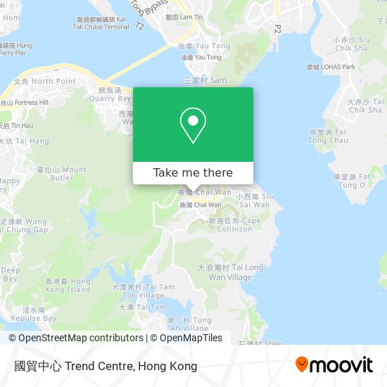 國貿中心 Trend Centre map