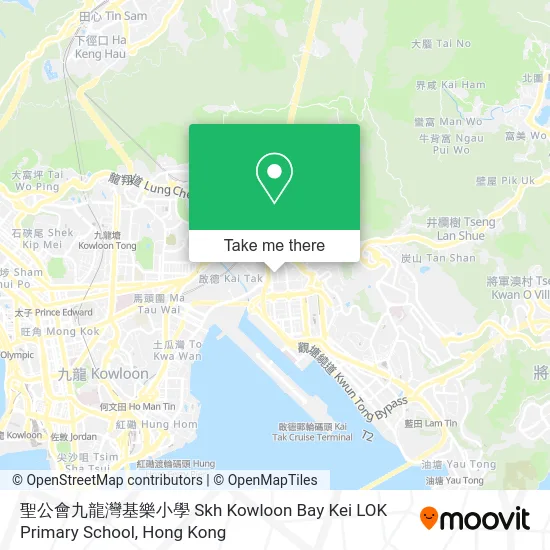 聖公會九龍灣基樂小學 Skh Kowloon Bay Kei LOK Primary School map
