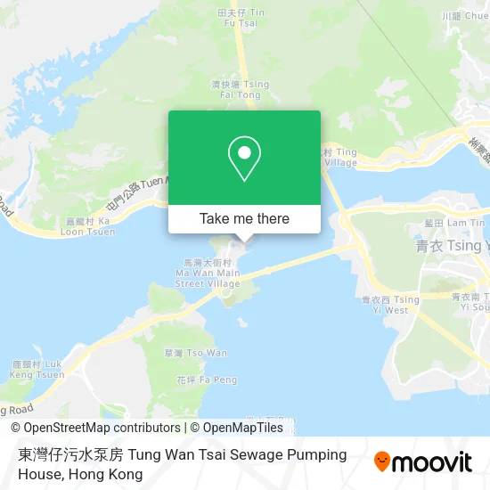 東灣仔污水泵房 Tung Wan Tsai Sewage Pumping House地圖