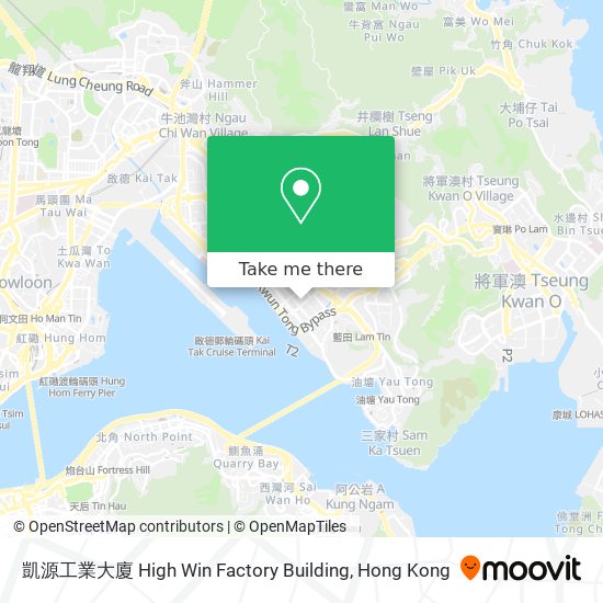 凱源工業大廈 High Win Factory Building map