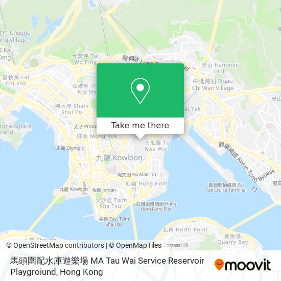 馬頭圍配水庫遊樂場 MA Tau Wai Service Reservoir Playgroiund map