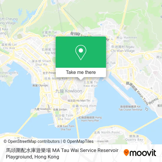 馬頭圍配水庫遊樂場 MA Tau Wai Service Reservoir Playgroiund map