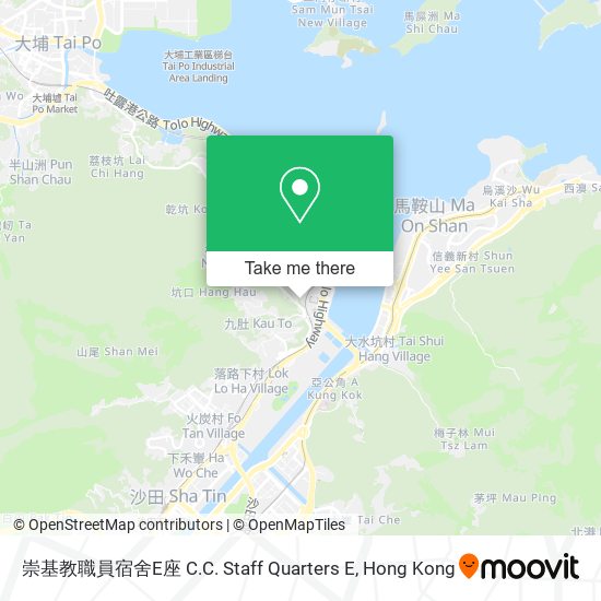 崇基教職員宿舍E座 C.C. Staff Quarters E map
