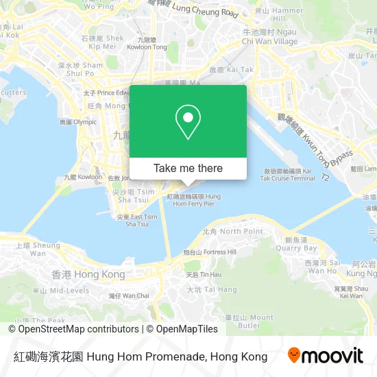 紅磡海濱花園 Hung Hom Promenade地圖