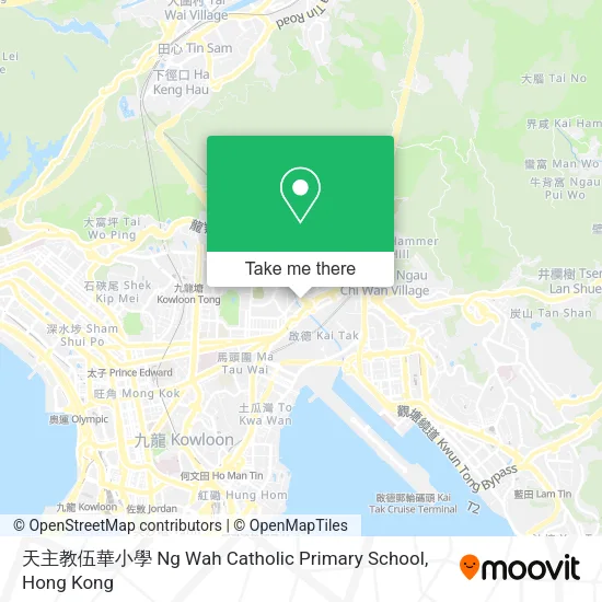 天主教伍華小學 Ng Wah Catholic Primary School地圖