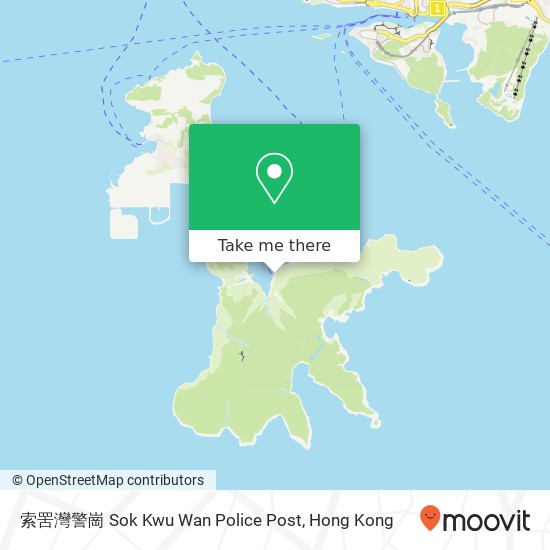 索罟灣警崗 Sok Kwu Wan Police Post map