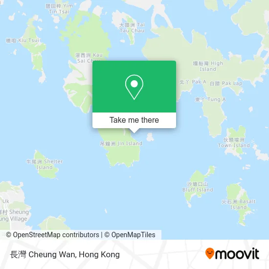 長灣 Cheung Wan map