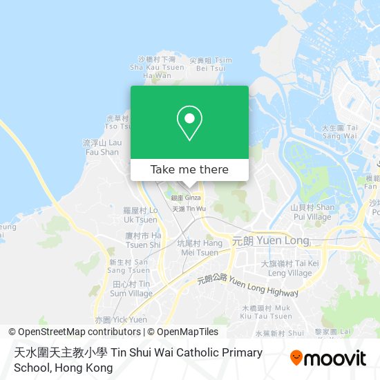 天水圍天主教小學 Tin Shui Wai Catholic Primary School map