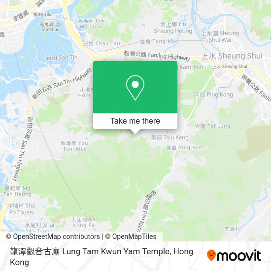 龍潭觀音古廟 Lung Tam Kwun Yam Temple map