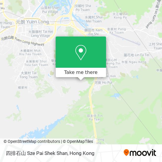 四排石山 Sze Pai Shek Shan map