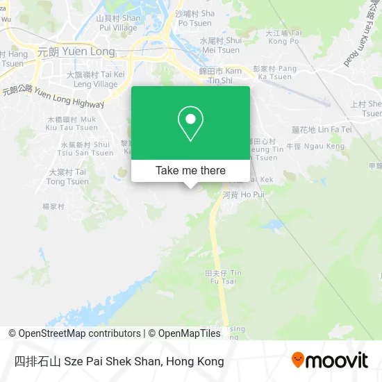 四排石山 Sze Pai Shek Shan map