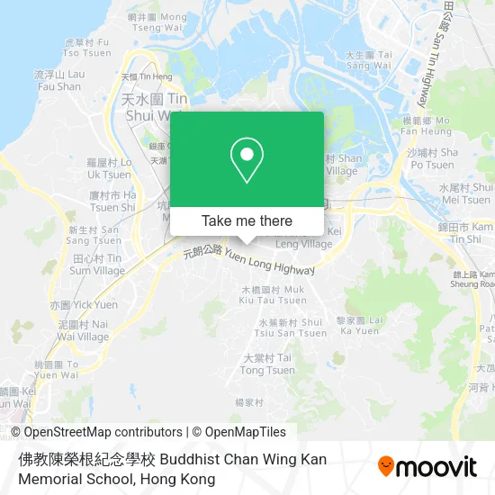 佛教陳榮根紀念學校 Buddhist Chan Wing Kan Memorial School map