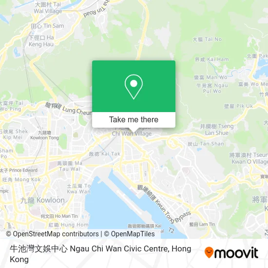 牛池灣文娛中心 Ngau Chi Wan Civic Centre map