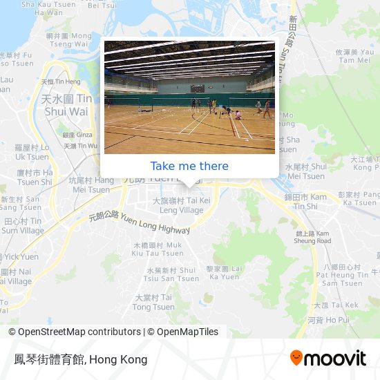 鳳琴街體育館 map