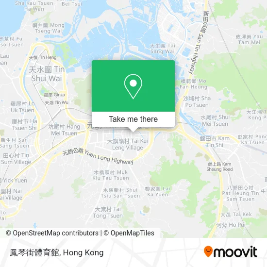 鳳琴街體育館地圖