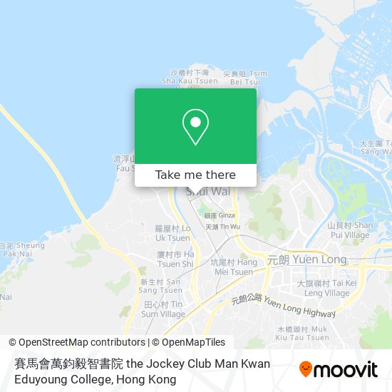 賽馬會萬鈞毅智書院 the Jockey Club Man Kwan Eduyoung College map