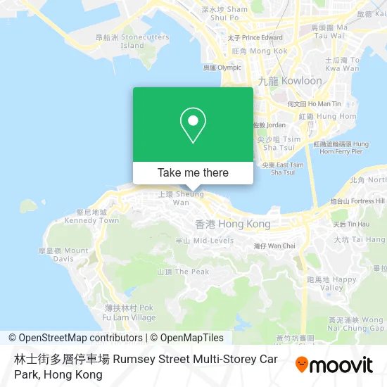 林士街多層停車場 Rumsey Street Multi-Storey Car Park map