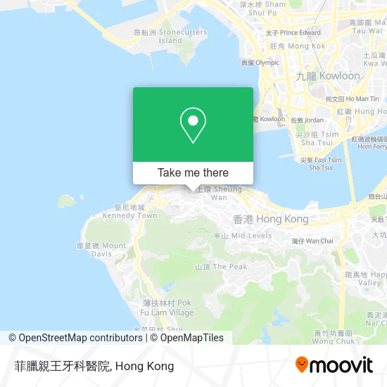 菲臘親王牙科醫院 map