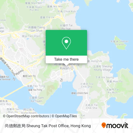 尚德郵政局 Sheung Tak Post Office map