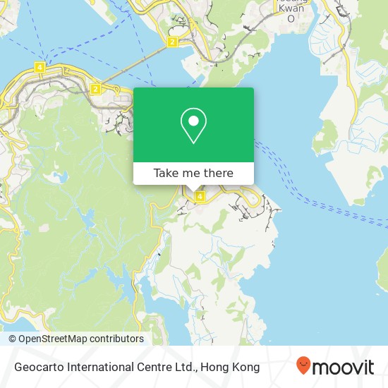 Geocarto International Centre Ltd. map