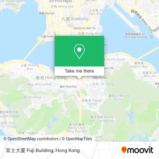 富士大廈 Fuji Building map