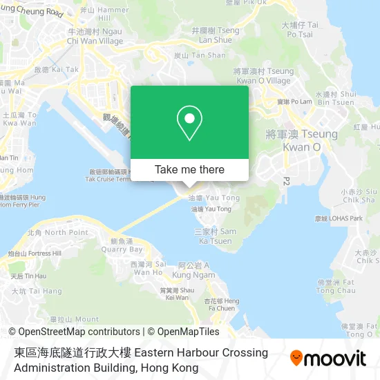 東區海底隧道行政大樓 Eastern Harbour Crossing Administration Building地圖