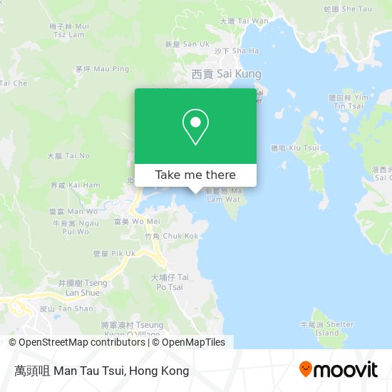 萬頭咀 Man Tau Tsui map