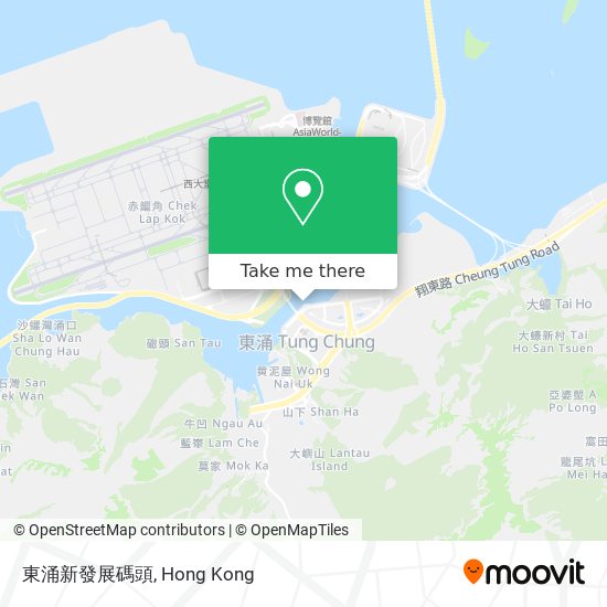 東涌新發展碼頭 map