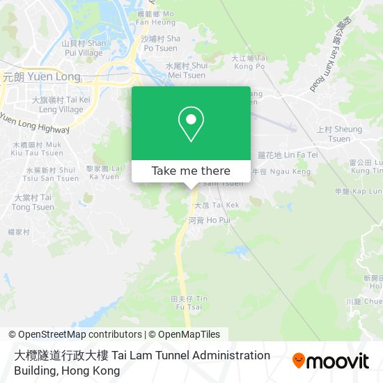 大欖隧道行政大樓 Tai Lam Tunnel Administration Building map