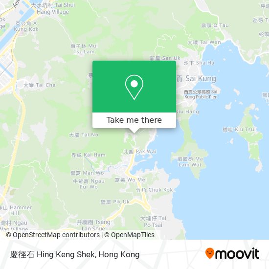 慶徑石 Hing Keng Shek map