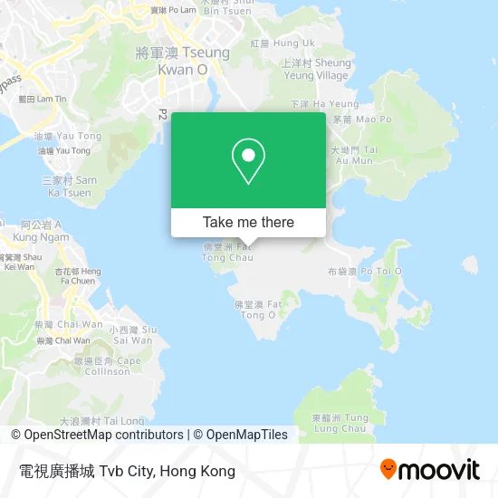 電視廣播城 Tvb City地圖