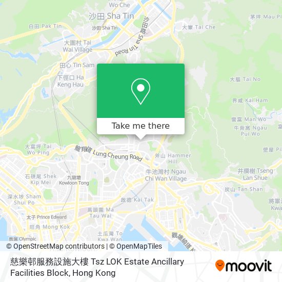 慈樂邨服務設施大樓 Tsz LOK Estate Ancillary Facilities Block map