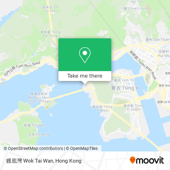 鑊底灣 Wok Tai Wan map