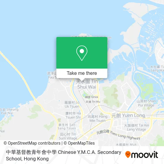中華基督教青年會中學 Chinese Y.M.C.A. Secondary School map