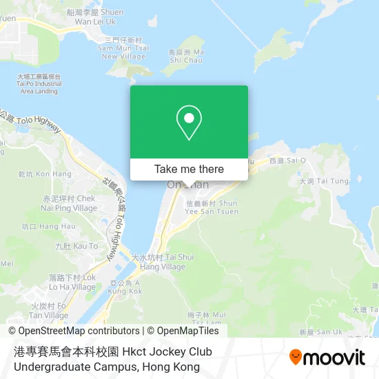 港專賽馬會本科校園 Hkct Jockey Club Undergraduate Campus map