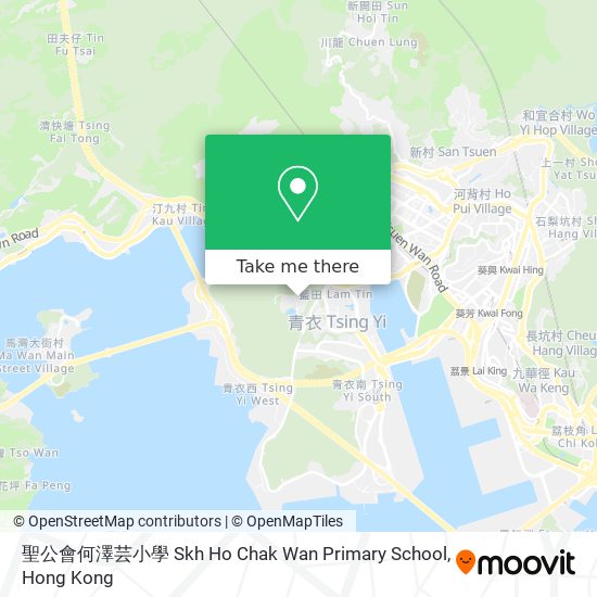 聖公會何澤芸小學 Skh Ho Chak Wan Primary School map