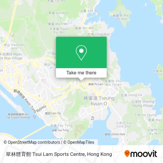 翠林體育館 Tsui Lam Sports Centre地圖