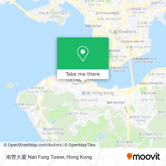 南豐大廈 Nan Fung Tower map