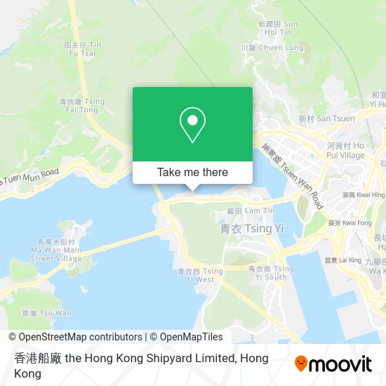 香港船廠 the Hong Kong Shipyard Limited map