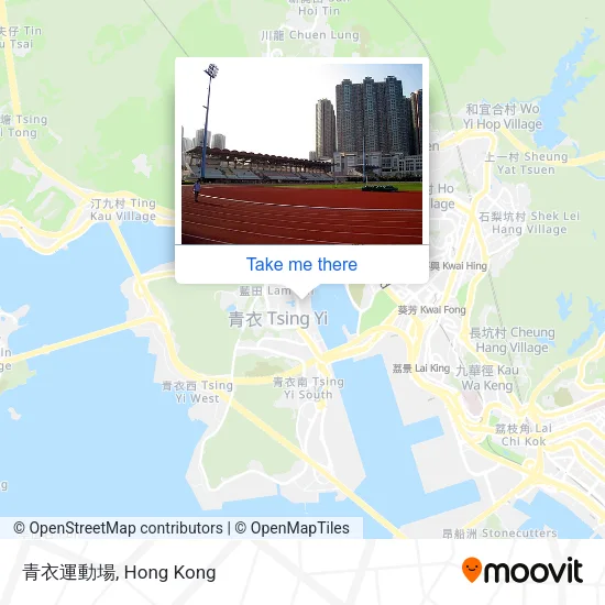 青衣運動場地圖